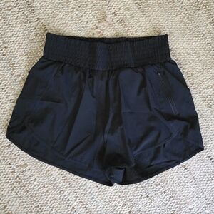 BMJL Women's Athletic Shorts High Waisted Running Short Pocket 2.5" - Black
